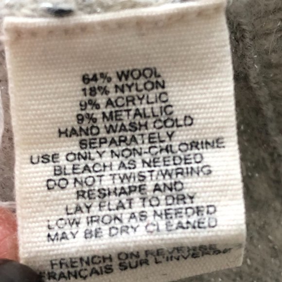 Moth Wool Blend Vest with Asymmetrical Hemline - Picture 6 of 6